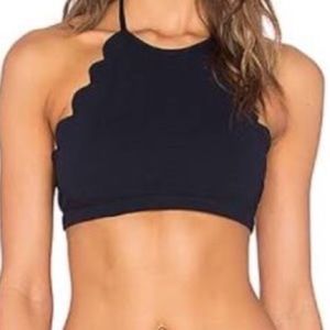 Marysia Scalloped Bikini Top Size Large